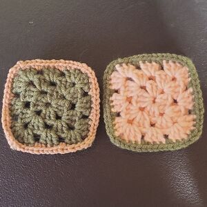Handmade  Set Of Crochet Coasters